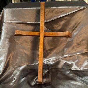 Handcrafted wooden cross
